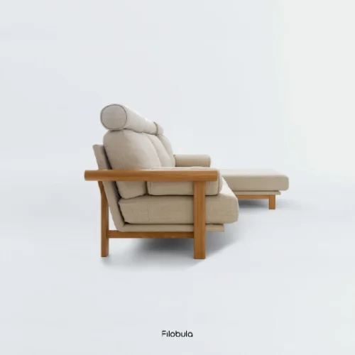 RALPH SOFA WITH HEADREST